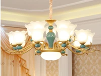 european style chandelier led atmosphere living room dining room simple european crystal lighting simple modern bedroom ceramic