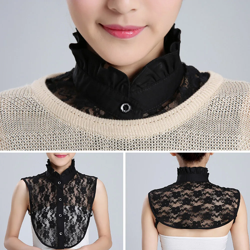 

2 шт., женский эластичный чокер с вышивкой, на пуговицах