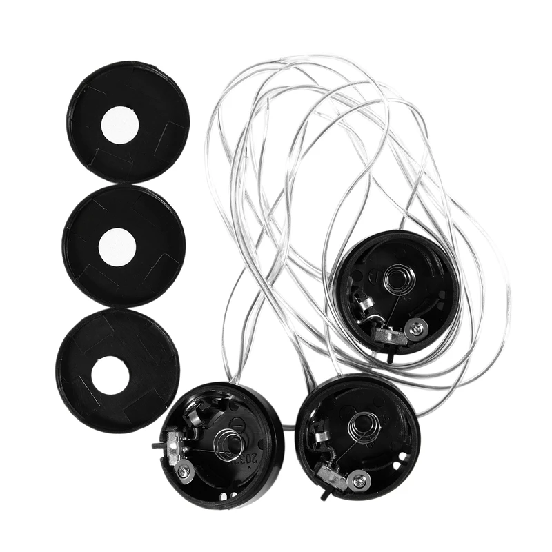 3 х черный провод свинца CR 2032 Кнопка батарея держатель чехол |