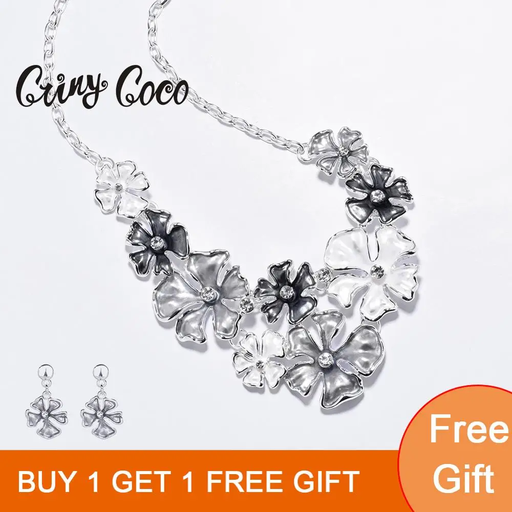 Ожерелье с цветами Cring Coco для свадьбы 2020 новый дизайн украшения растений женское