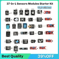 sensors modules starter kit for arduino projects diy electronics kit for arduino nano esp8266 uno r3 mega2560 board sensors kit
