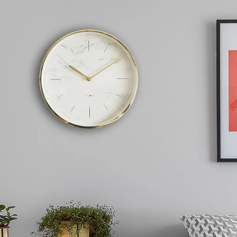 Бесшумные современные настенные часы в скандинавском стиле для гостиной