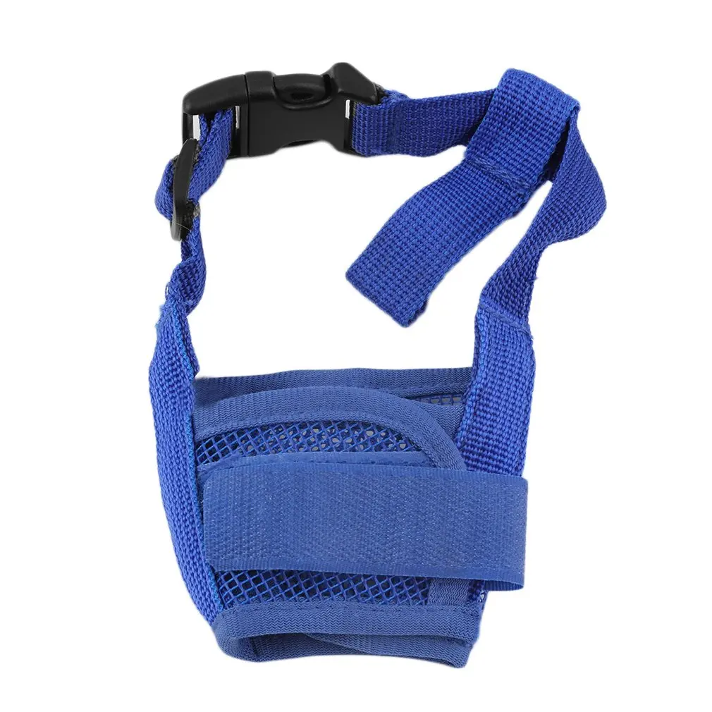 

Новое устройство в полоску для домашних питомцев, регулируемый дышащий намордник для предотвращения укусов, сетка против укусов больших и ...