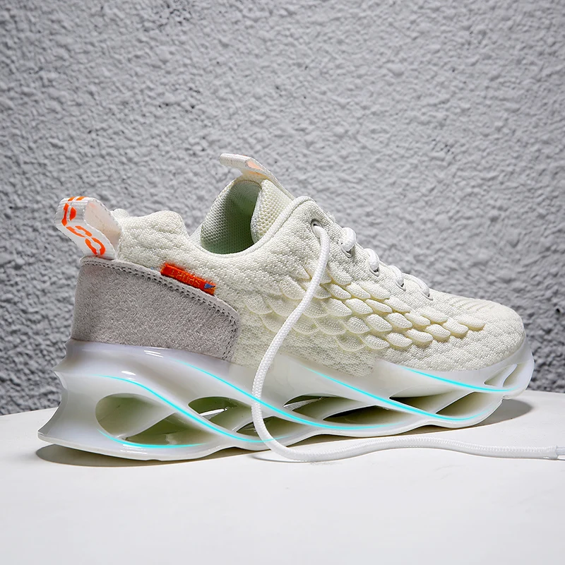 

New Cushioning Men Sneakers Hollow Soles Running Shoes for Men Adult Sports Shoes Outdoor Athletic Training Jogging Shoes