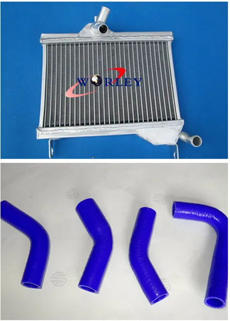 Алюминиевый гоночный радиатор + шланг для Yamaha RZ350 RZ 350 RD350 RD250 RD 250 Новинка |