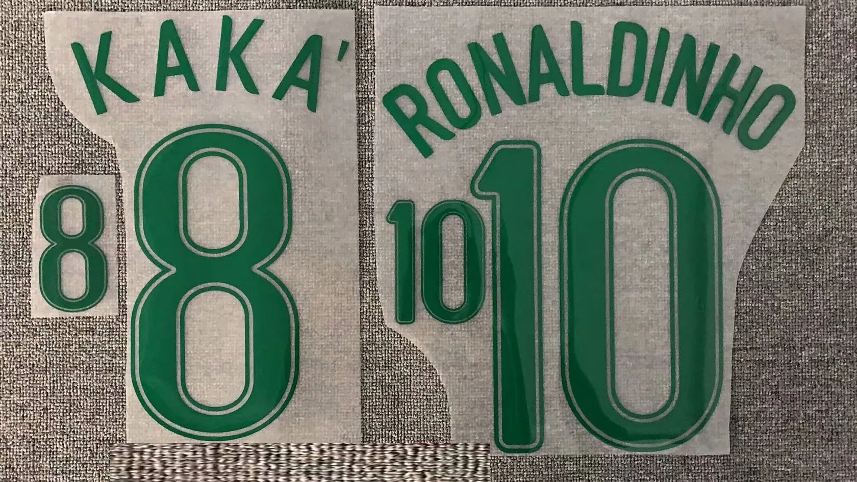 Нашивки RONALDINHO Nameset № 8 KAKA 2006 Футбольная нашивка | Дом и сад