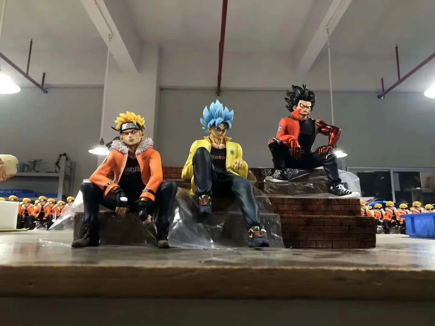 

Dragon Ball ONE PIECE Наруто Сон Гоку Узумаки обезьяна д. Луффи фигурка Классическая аниме Новинка Игрушка Модель Кукла цветная коробка подарок