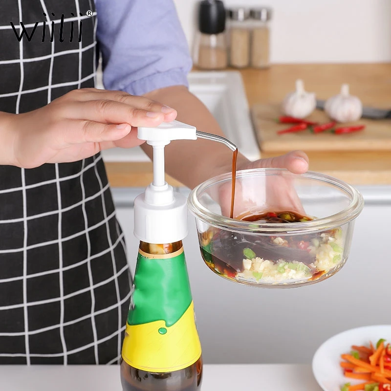 Wiilii сопло из нержавеющей стали давление масла опрыскиватель сироп бутылка