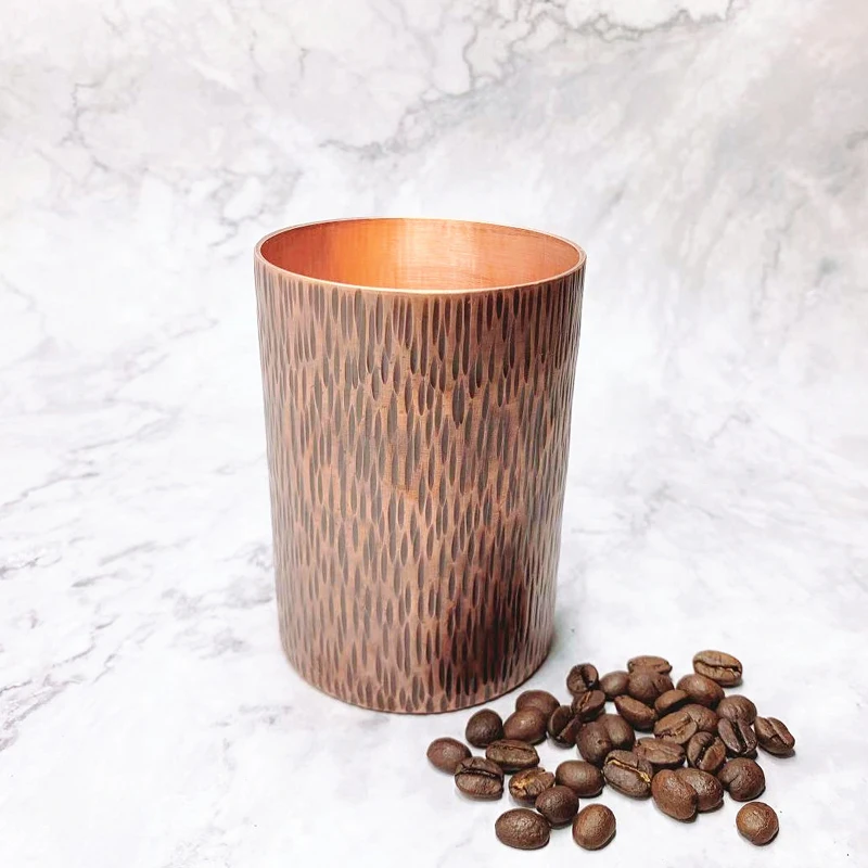 Чашка для кофе ручной работы в стиле ретро чистая красная медь чашка чая воды