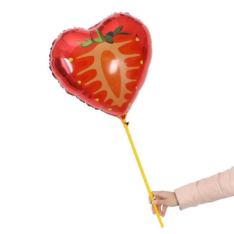 Воздушные шары из фольги в виде арбуза клубники оранжевых фруктов 18