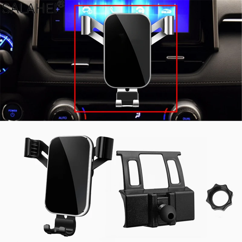 

For Toyota RAV4 2019 2020 Interior Dashboard Air Vent Car Cell Mount Stand Clip Car Accessories Car Phone Holder for Smartphone