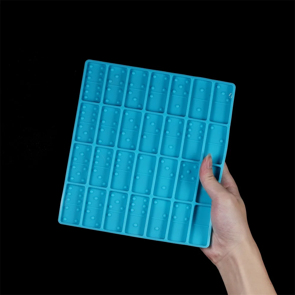 

1pcs Pai Gow Board Game Silicone Mold UV Epoxy Resin Dominoes Mould For DIY Resin Crafts Home Entertainment Decorations Making