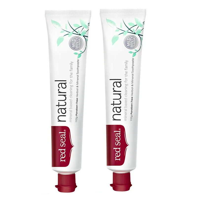 

100% NewZealand Natural SLS Free Effective Toothpaste 2PCS Mild Minty Taste Antibacterial Action Protect Gums Fight Plaque Decay