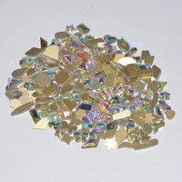 50pcs crystals diamond stone strass ab glass flatback rhinestones for nails art decorations 3d mix shaped nail product supplies