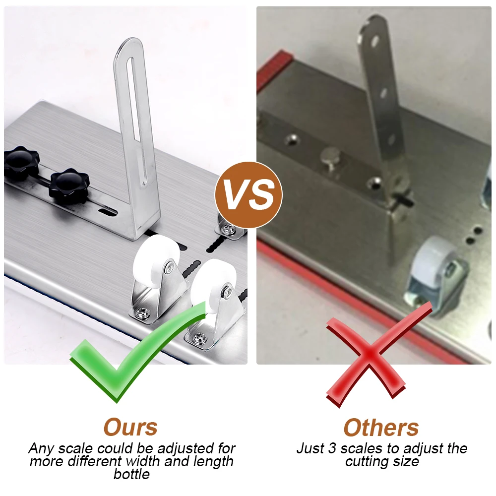 10 шт. резак для стеклянных бутылок DIY резки стекла машина вина пива шампанского