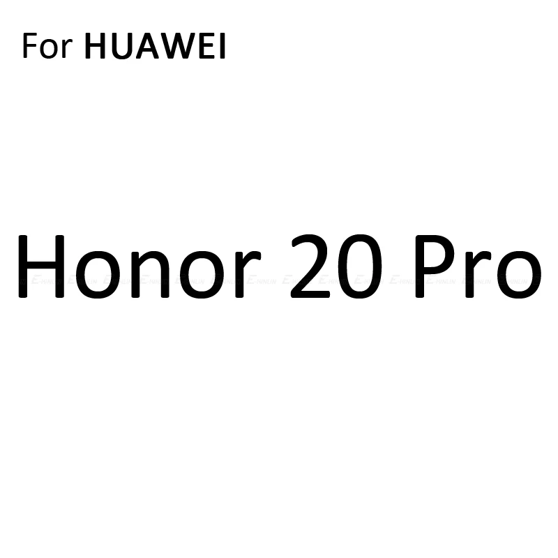 For Honor 20 Pro 3D углеродное волокно задняя крышка Защитная пленка для экрана для HuaWei Honor Note 10i 20i 20S View 30 20 10 Pro Lite V9 Play не стекло - Цвет: For Honor 20 Pro