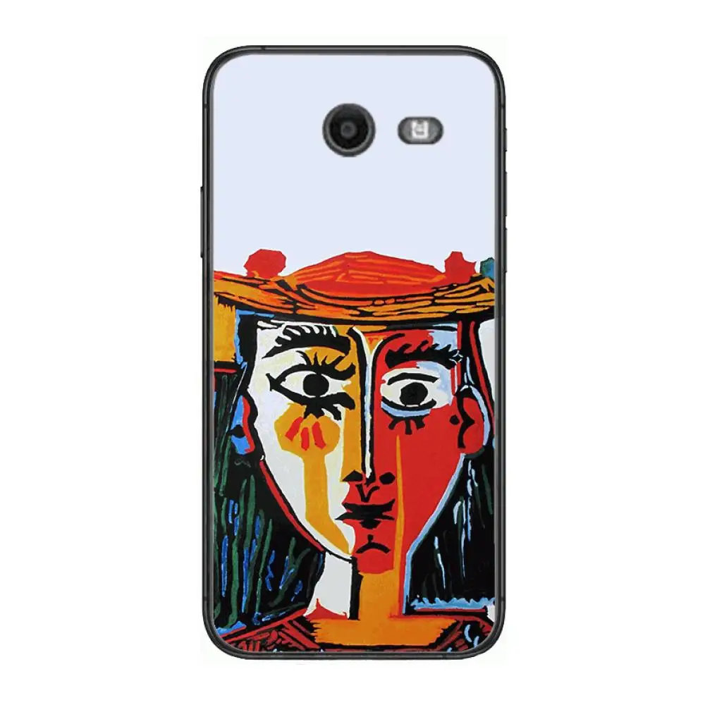 

Picasso abstract Art painting Phone Case Hull For Samsung Galaxy J 4 3 5 6 7 8 EU 2018 Plus 2017 Black Shell Art Cell Cover TP
