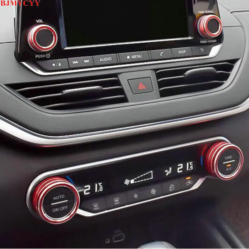 Автомобильный Кондиционер BJMYCYY металлическое декоративное кольцо для Nissan Teana Altima