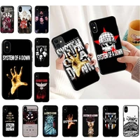 system of a down phone case for iphone 13 11 8 7 6 6s plus 7 plus 8 plus x xs max 5 5s xr 12 11 pro max se 2020 funda cover