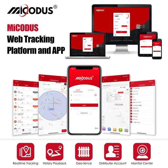 OBD GPS Tracker Car Tracker Micodus MV33 Realtime Tracking Voice Monitor Mini GPS Locator Shock&Plug-out Alarm Geofence Free APP 6