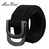 casual mens canvas belts for man women strap tactical belt for military jeans double ring buckle belts cummerbunds