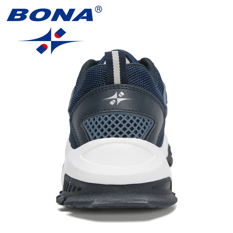 BONA 2022 New Designers Classics Running Shoes Men Luxury Brand Breathable High Quality Trainer Sneaker Man Jogging Footwear