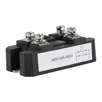 black single phase diode bridge rectifier 150a amp high power 1600v single phase rectifier bridge module
