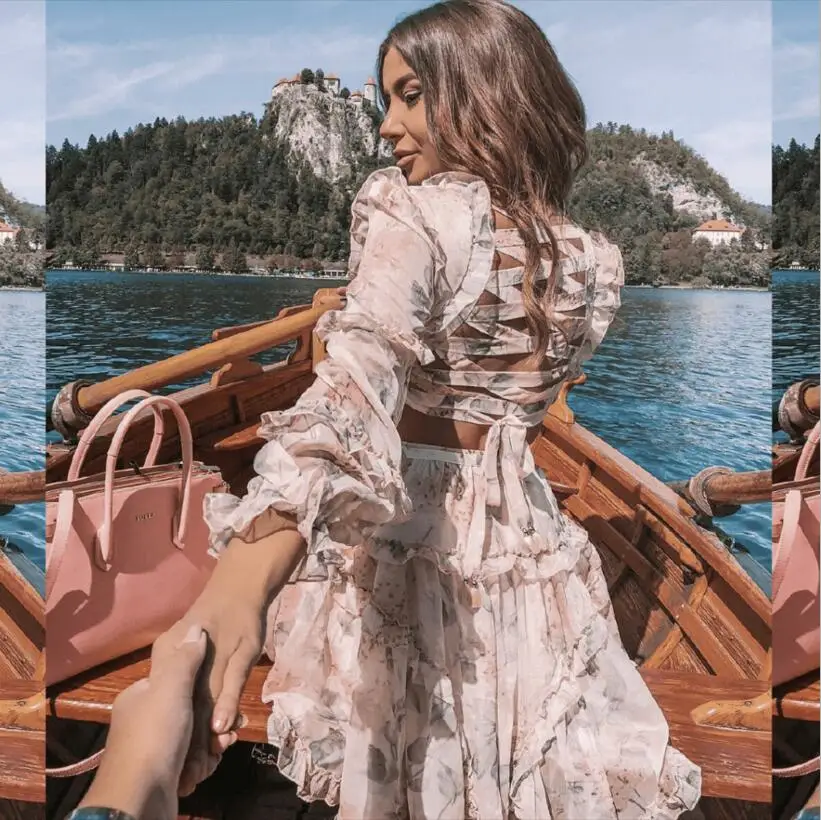 НОВЫЕ шикарные женские пикантные открытые мини юбки с цветочным рисунком летнее