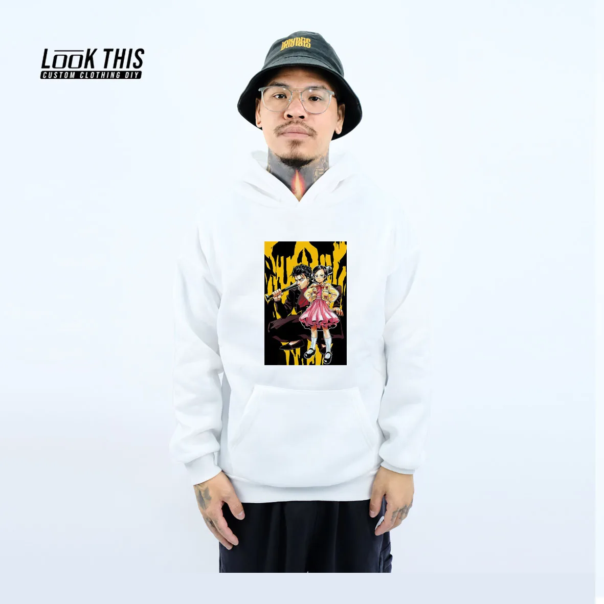 

One Punch Man 2021 Anime Mens Hoodies Pullovers Men Hoodies Sweatshirts Hungry Wolf Print Cartoon Hoody Boys Streetwear Tops