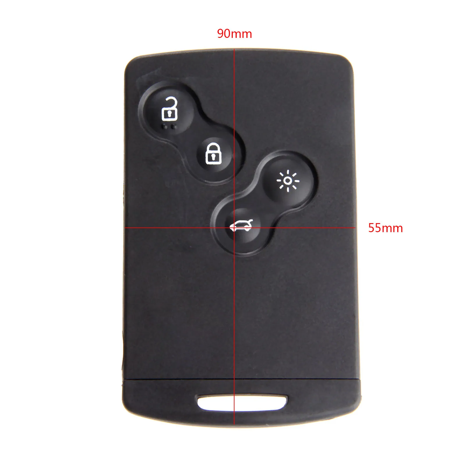 4 кнопки дистанционный смарт ключ для карты Чехол Renault Laguna Koleos кард чехол ключа с