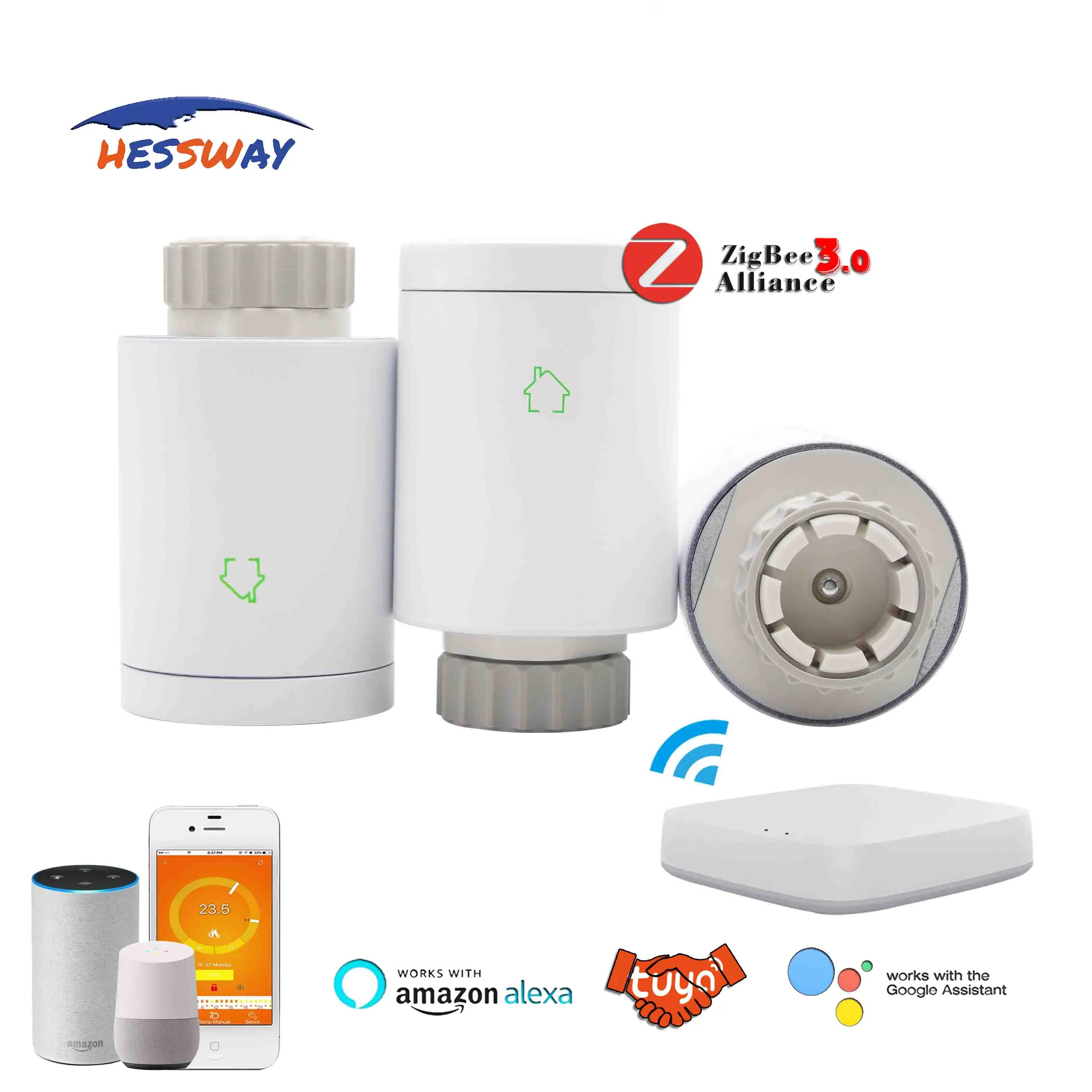 Беспроводной термостат для подогрева пола TUYA zigbee hub радиатор смартфона стандарт