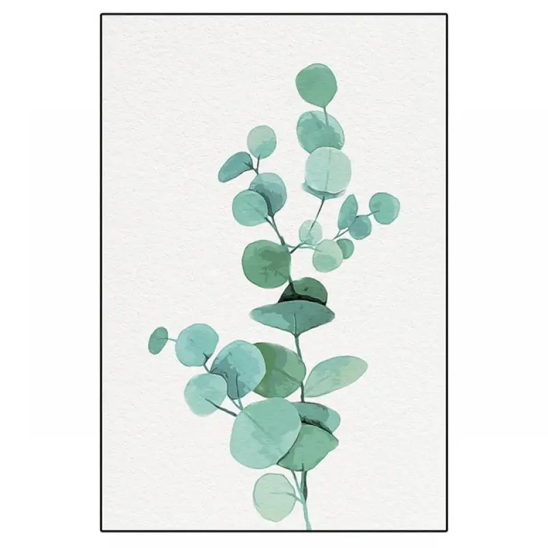 

Modern Botanical Art Canvas Painting Australian Eucalyptus Watercolour Greenery Posters and Prints Wall Pictures for Living Room