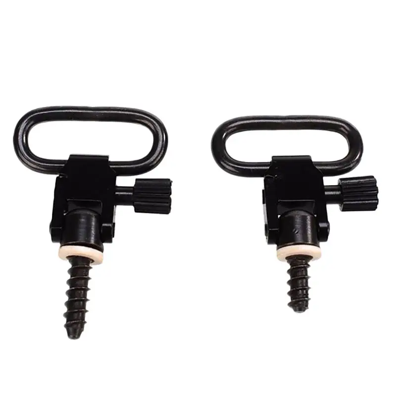 

2Pcs QD Sling Swivels Mount Adapter Quick Detachable Gun Strap Sling Mount Ring Rifle Shotgun Hunting Gun Accessories