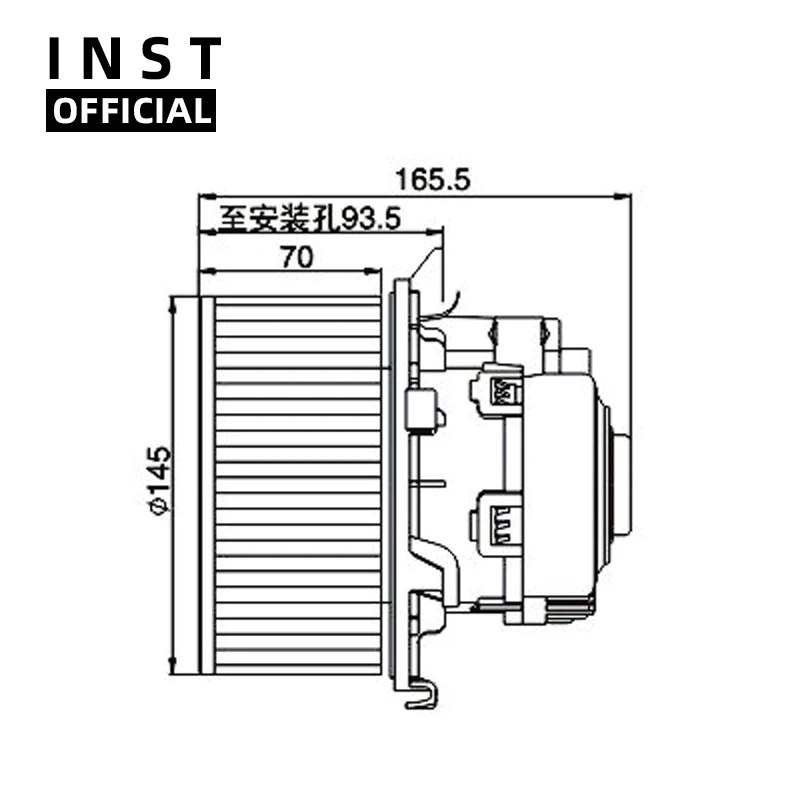 

Air Conditioning Fan AC A/C Blower Motor FOR CV SLVRD PU 11-13 12v