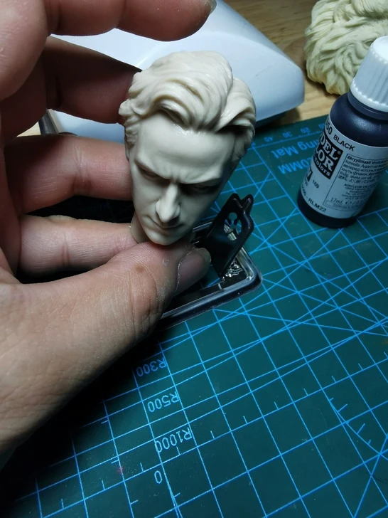 1/6 Scale Old Charles Head X Professor Unpainted Sculpt Young Short Hair Version Model for 12'' Action Figure Body | Игрушки и