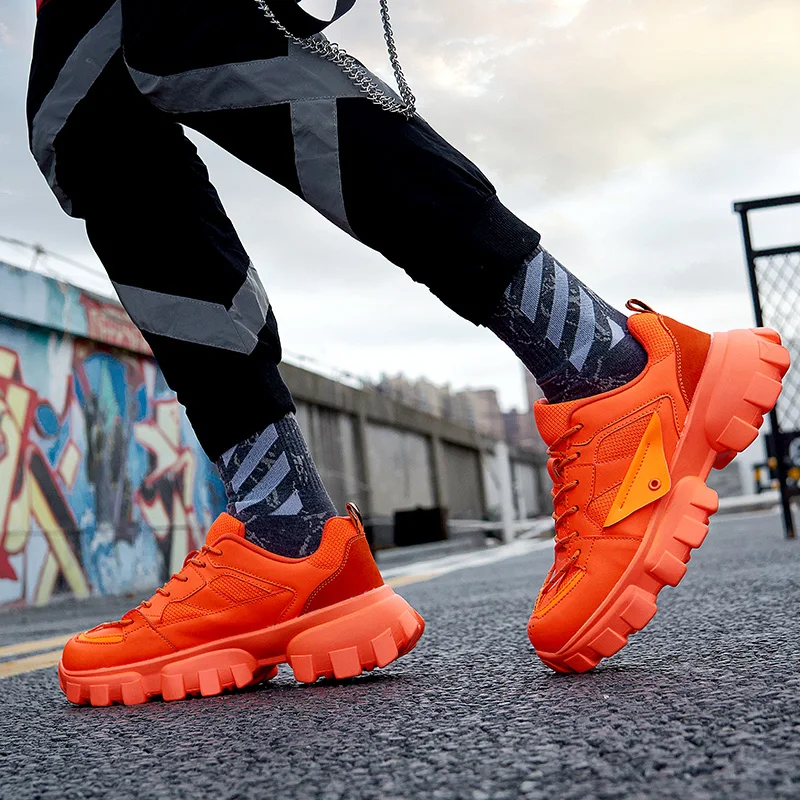 

New Trending Men Casual Sneakers 2021 Summer Fashion Brand Men Chunky Shoes Street Style Men Tennis Man Dad Shoes Sport Shoes