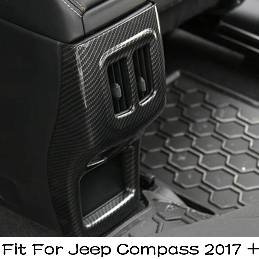 

Lapetus Rear Armrest Box Air Conditioning AC Vent Outlet Panel Cover Trim Garnish Interior 1PCS Fit For Jeep Compass 2017 - 2020
