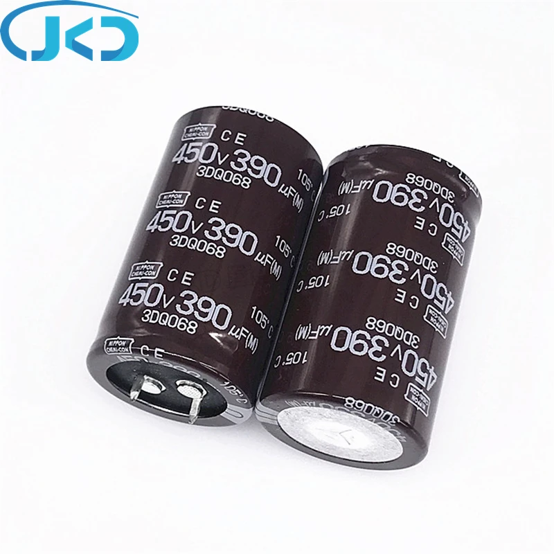 

2pcs Original 390uF 450V NCC 30*50mm Long Life 450V390uF Aluminum Electrolytic capacitor NIPPON CHEMI-CON