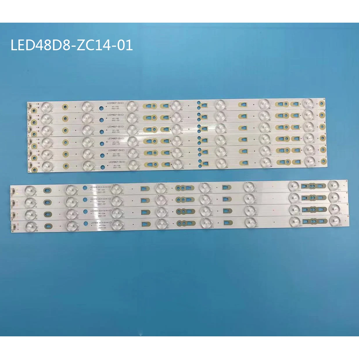

LED backlight strip for Haier 48"TV LE48F3000W LED48U3300 LED48D8 LED48D7-ZC14-01 01(B) 02 LE48M600F LE48M50S LD48U3300 48C2