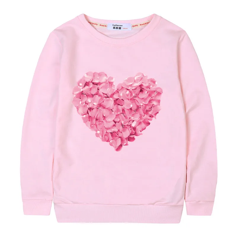 Осенняя яркая спортивная одежда с цветочным принтом и сердечками пуловер