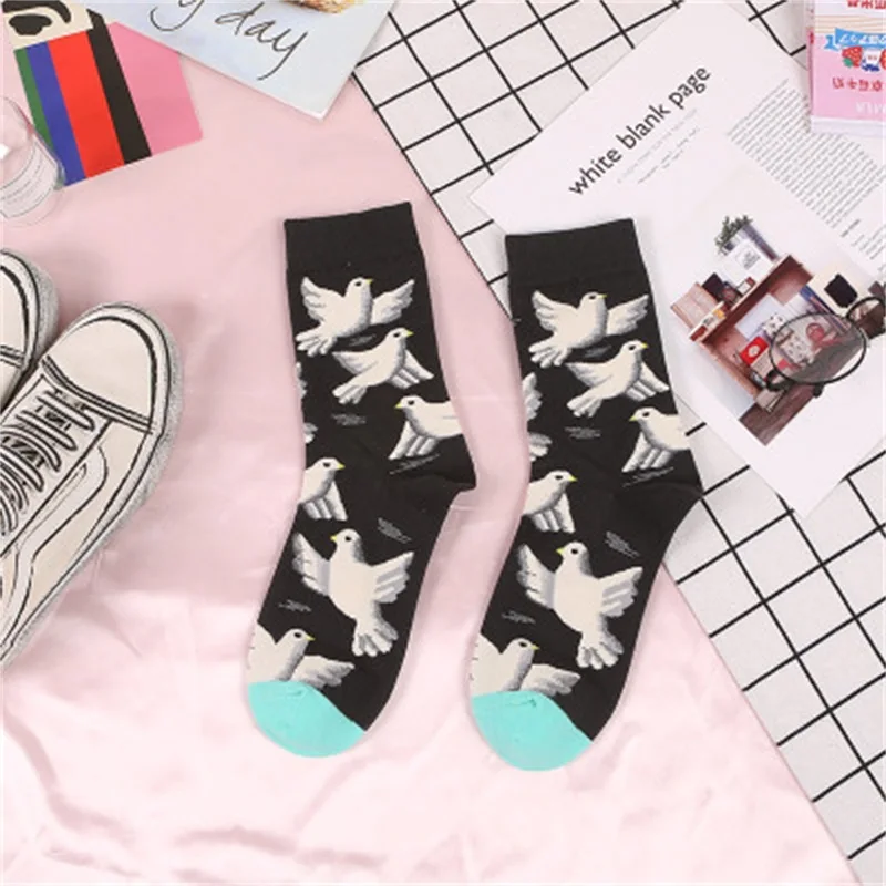 

Comfortable Breathable Plaid New Casual Socks Female Socks Winter