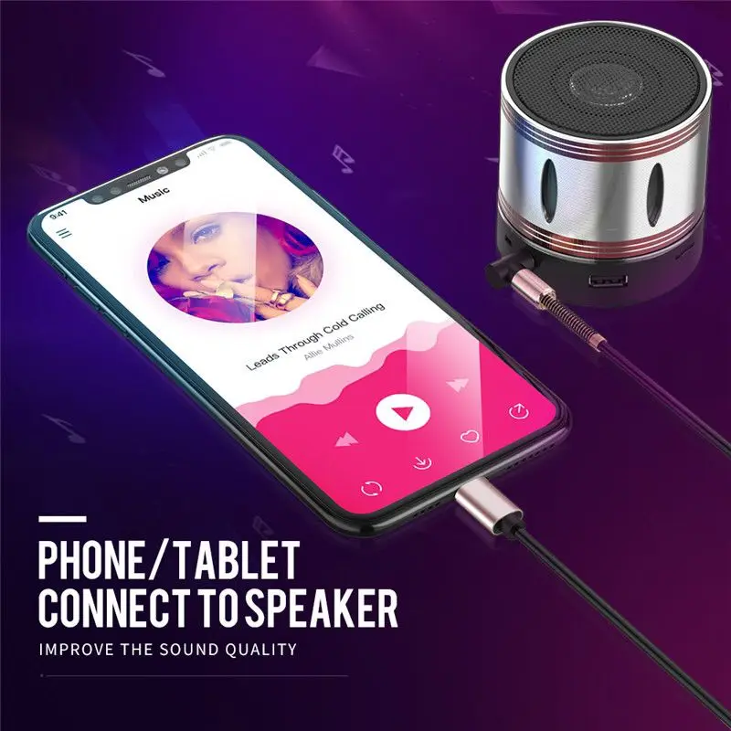 Usb Type C To 3.5mm Aux Audio Cable Headset Speaker Headphone Jack Adapter Car For Xiaomi Huawei P40 Pro | Электроника