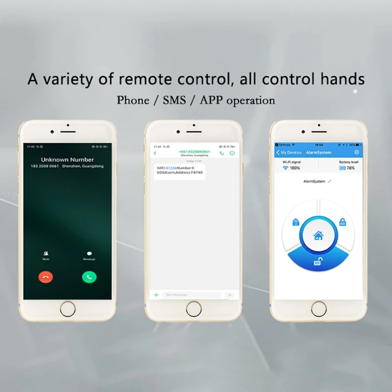 Wifi/GSM/4G GPRS сигнализация беспроводной инфракрасный умный мониторинг системы домашней безопасности хост ЖК-дисплей/SOS/мобильный телефон дистанционное управление