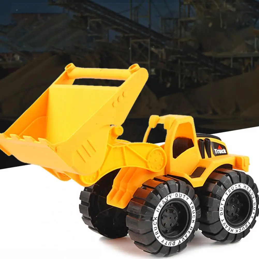 

Return Truck Toy Durable Pull Back Functional Truck Toy Excellent Workmanship Smooth Surface Slide Bulldozer Toys
