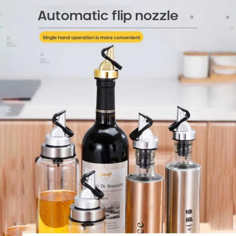2021 NEW Olive Oil Sprayer Liquor Dispenser Wine Pourers Flip Top Beer Bottle Cap Stopper Tap Faucet Bartender Bar Tool Supplies |