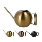 Горшок для полива в помещении, из нержавеющей стали, 1000 мл