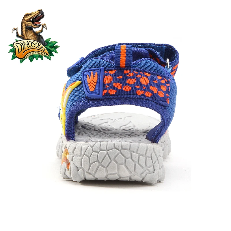 

Dinoskulls Kids Summer Sandals 2021 New LED T-Rex Fashion Lighting Shoes Little Boys Open Toe Breathable Outdoor Beach Sandals