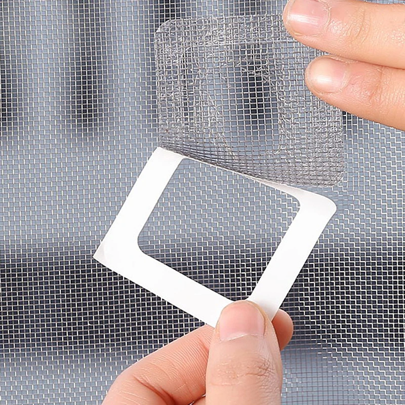 

9Pcs/15pcs Adhesive Fix Net Window Home Anti Mosquito Fly Bug Insect Repair Screen Wall Patch Stickers Mesh Window Screen