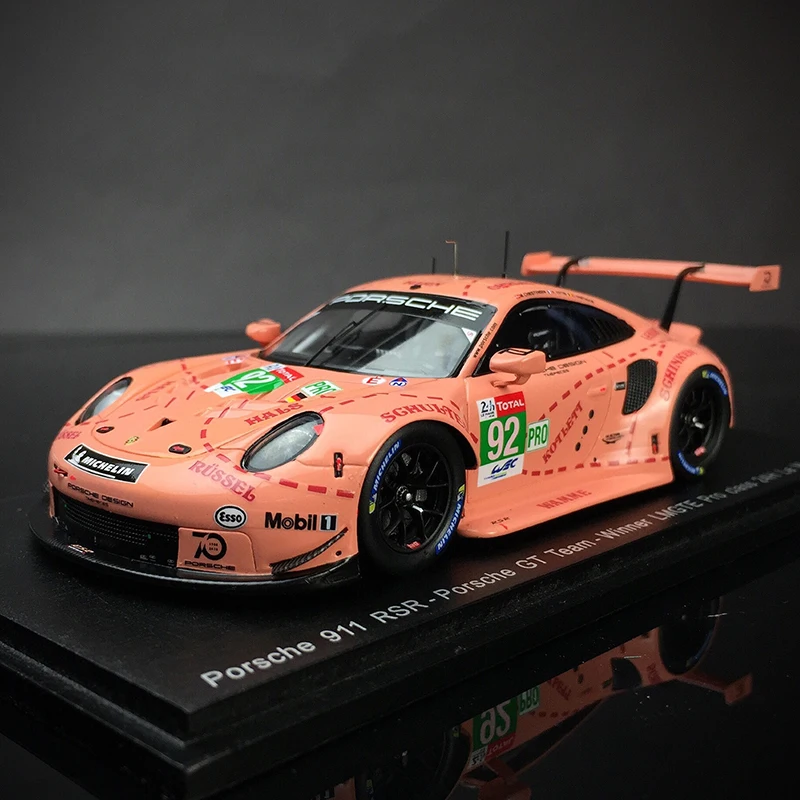 Ограниченная партия 1/43 супер автомобиль 911 RSR розовая свинья модель Le Mans домашний