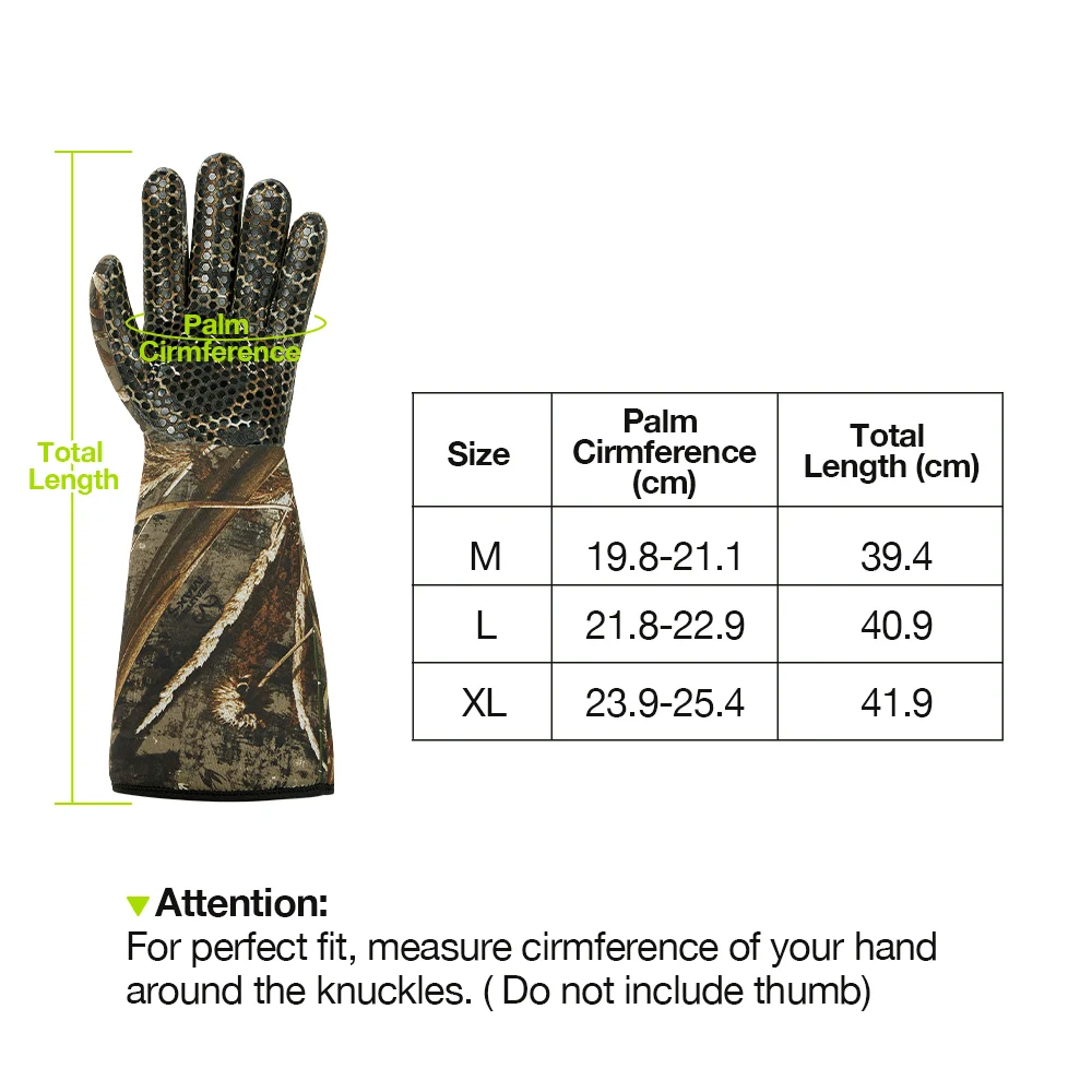 TideWe водонепроницаемые изолированные неопреновые перчатки длиной до локтя 5 мм